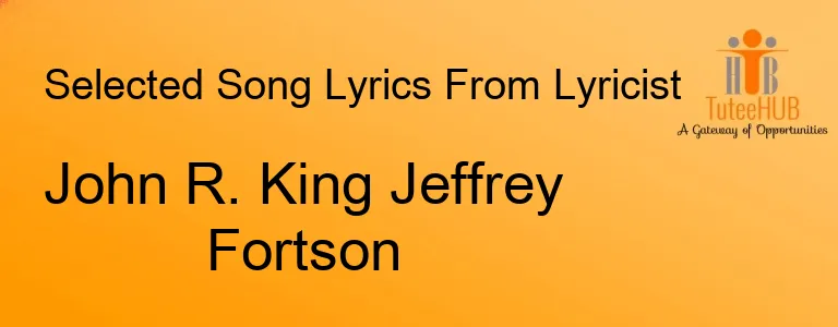 John R. King Jeffrey Fortson
