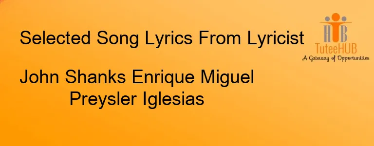 John Shanks Enrique Miguel Preysler Iglesias