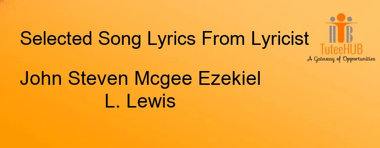 John Steven Mcgee Ezekiel L. Lewis