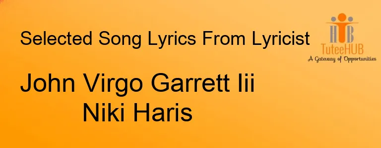 John Virgo Garrett Iii Niki Haris