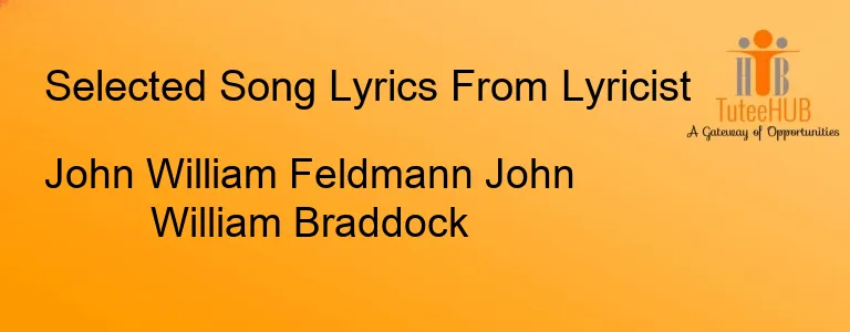 John William Feldmann John William Braddock