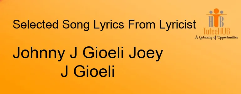 Johnny J Gioeli Joey J Gioeli