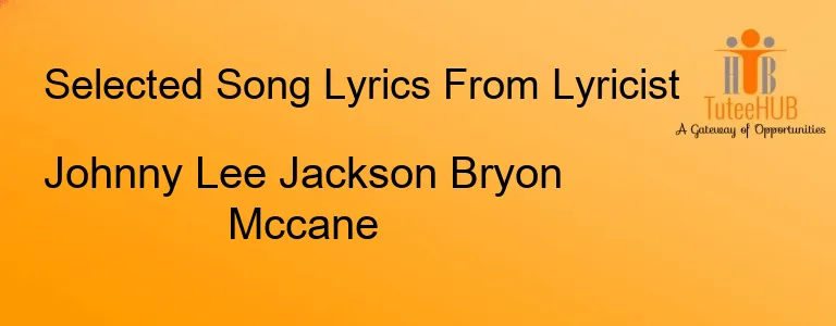 Johnny Lee Jackson Bryon Mccane
