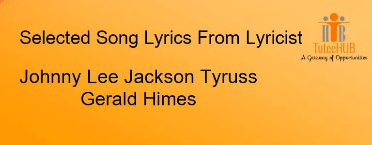Johnny Lee Jackson Tyruss Gerald Himes