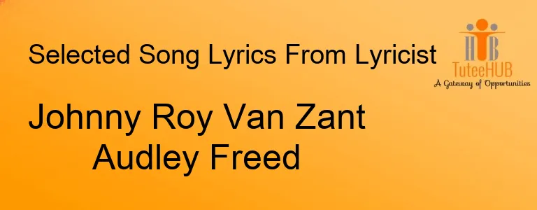 Johnny Roy Van Zant Audley Freed