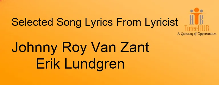 Johnny Roy Van Zant Erik Lundgren