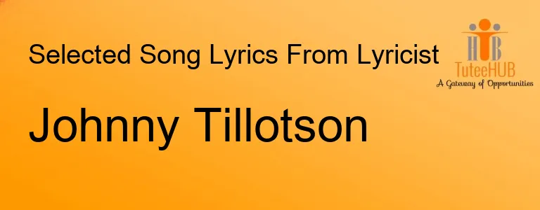Johnny Tillotson