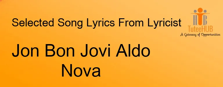 Jon Bon Jovi Aldo Nova