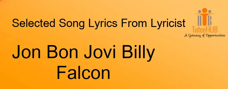 Jon Bon Jovi Billy Falcon