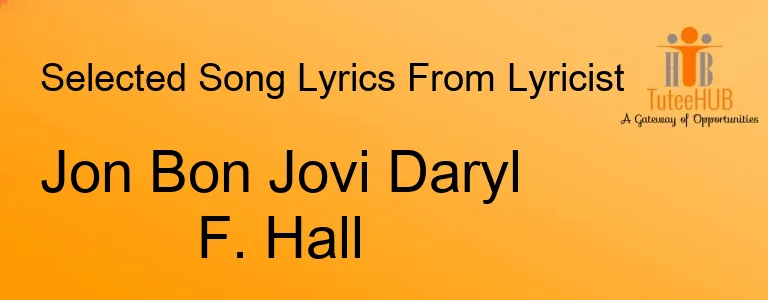 Jon Bon Jovi Daryl F. Hall