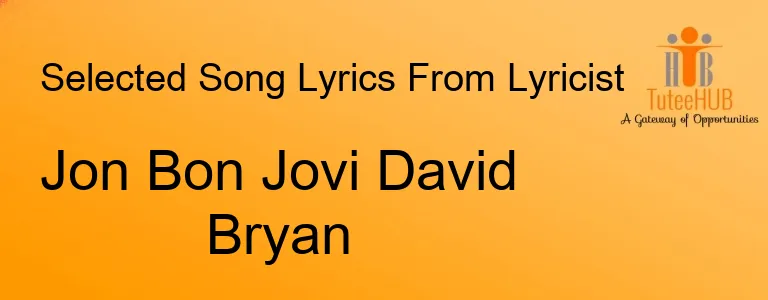 Jon Bon Jovi David Bryan