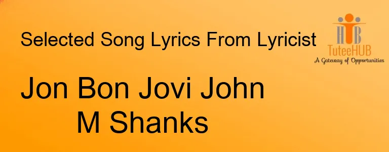 Jon Bon Jovi John M Shanks