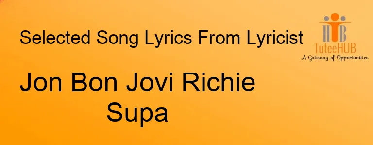 Jon Bon Jovi Richie Supa