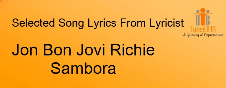Jon Bon Jovi Richie Sambora