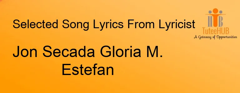 Jon Secada Gloria M. Estefan