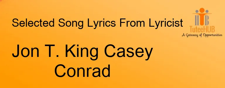 Jon T. King Casey Conrad