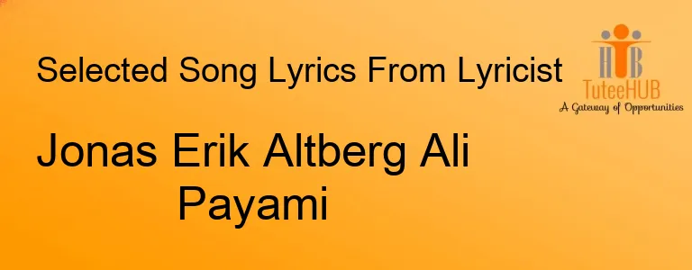 Jonas Erik Altberg Ali Payami