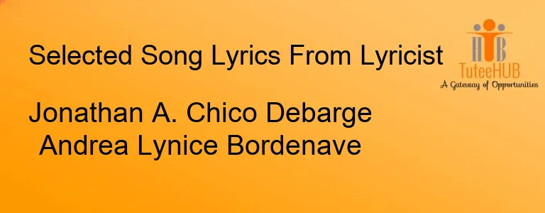 Jonathan A. Chico Debarge Andrea Lynice Bordenave