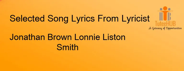 Jonathan Brown Lonnie Liston Smith