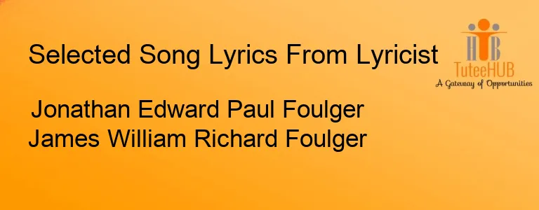 Jonathan Edward Paul Foulger James William Richard Foulger