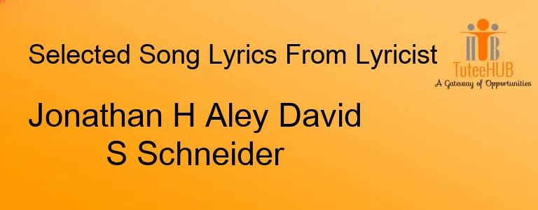 Jonathan H Aley David S Schneider
