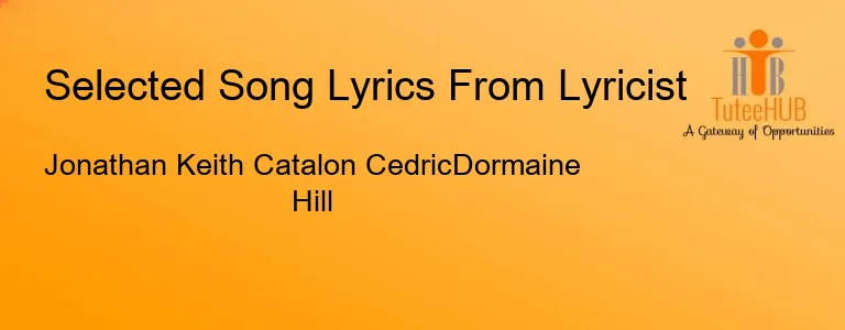 Jonathan Keith Catalon CedricDormaine Hill