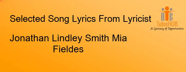 Jonathan Lindley Smith Mia Fieldes