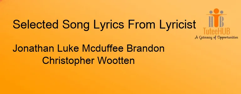 Jonathan Luke Mcduffee Brandon Christopher Wootten