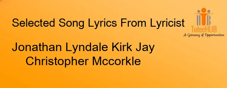 Jonathan Lyndale Kirk Jay Christopher Mccorkle