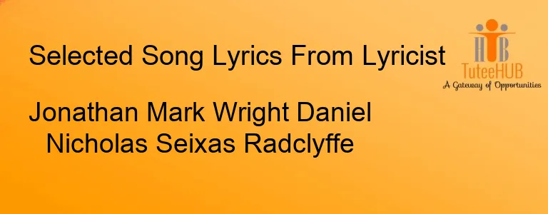 Jonathan Mark Wright Daniel Nicholas Seixas Radclyffe