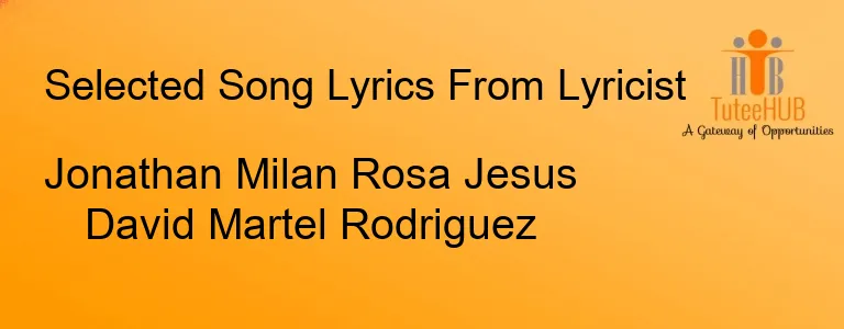 Jonathan Milan Rosa Jesus David Martel Rodriguez