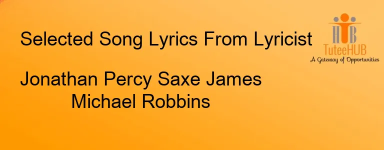 Jonathan Percy Saxe James Michael Robbins