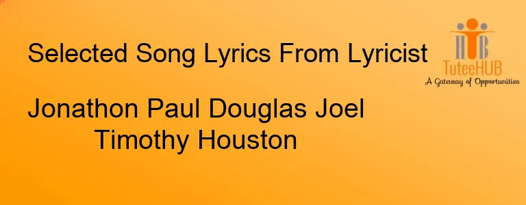 Jonathon Paul Douglas Joel Timothy Houston