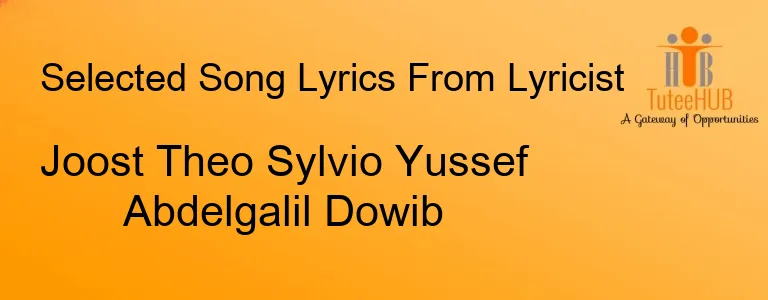 Joost Theo Sylvio Yussef Abdelgalil Dowib