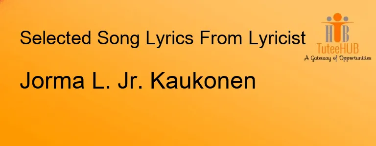 Jorma L. Jr. Kaukonen