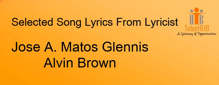 Jose A. Matos Glennis Alvin Brown