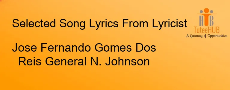 Jose Fernando Gomes Dos Reis General N. Johnson