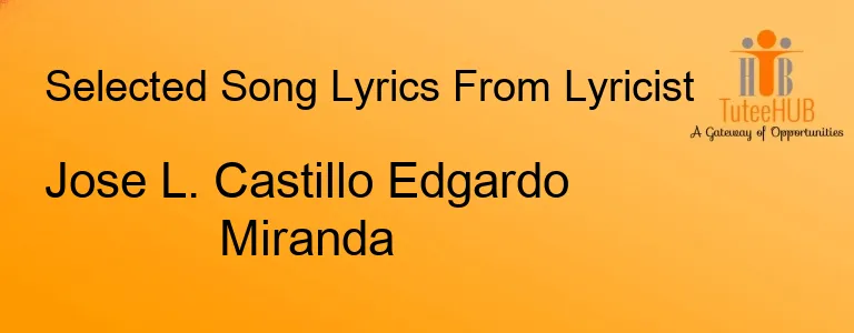 Jose L. Castillo Edgardo Miranda