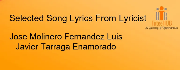 Jose Molinero Fernandez Luis Javier Tarraga Enamorado