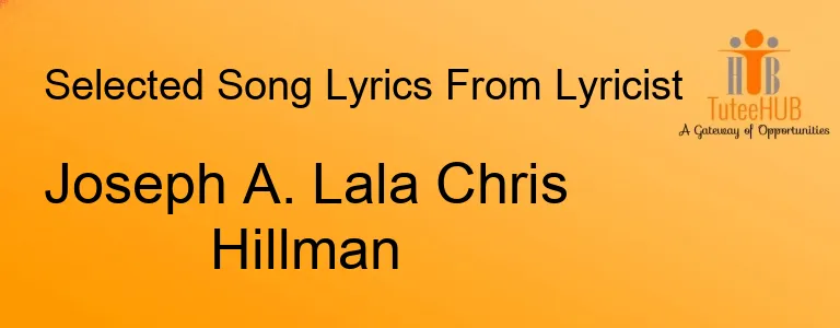 Joseph A. Lala Chris Hillman