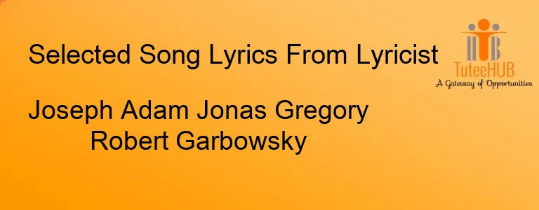 Joseph Adam Jonas Gregory Robert Garbowsky