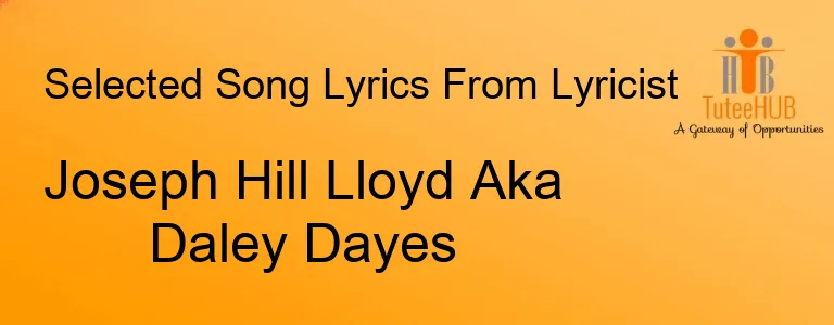 Joseph Hill Lloyd Aka Daley Dayes