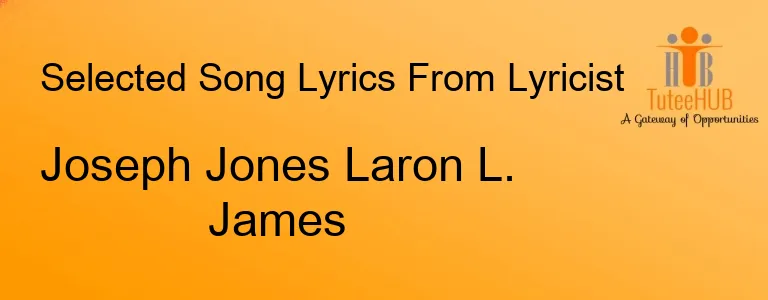 Joseph Jones Laron L. James