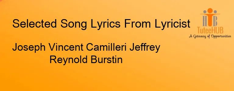 Joseph Vincent Camilleri Jeffrey Reynold Burstin