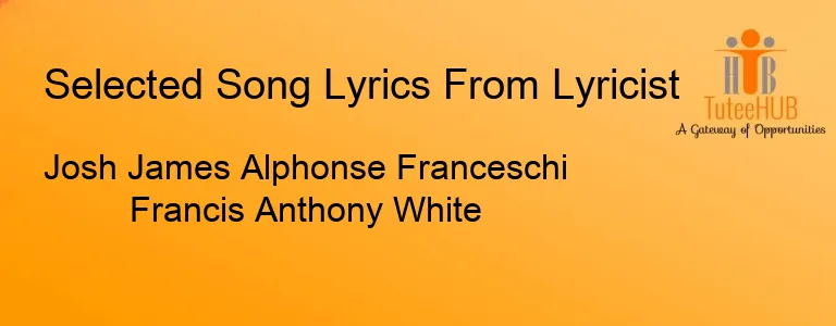 Josh James Alphonse Franceschi Francis Anthony White