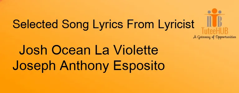 Josh Ocean La Violette Joseph Anthony Esposito