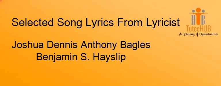 Joshua Dennis Anthony Bagles Benjamin S. Hayslip