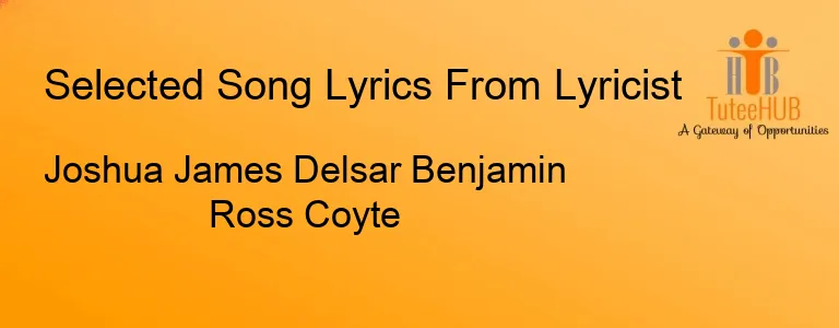 Joshua James Delsar Benjamin Ross Coyte