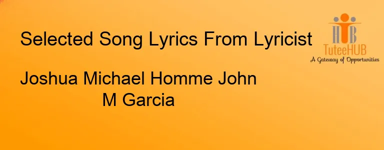 Joshua Michael Homme John M Garcia