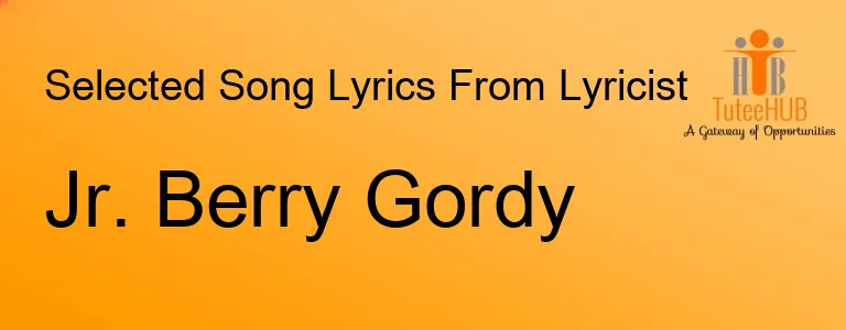 Jr. Berry Gordy